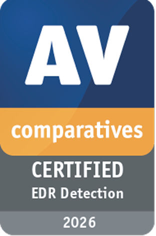 AV-Comparatives &mdash; Certified EDR Detection, 2026