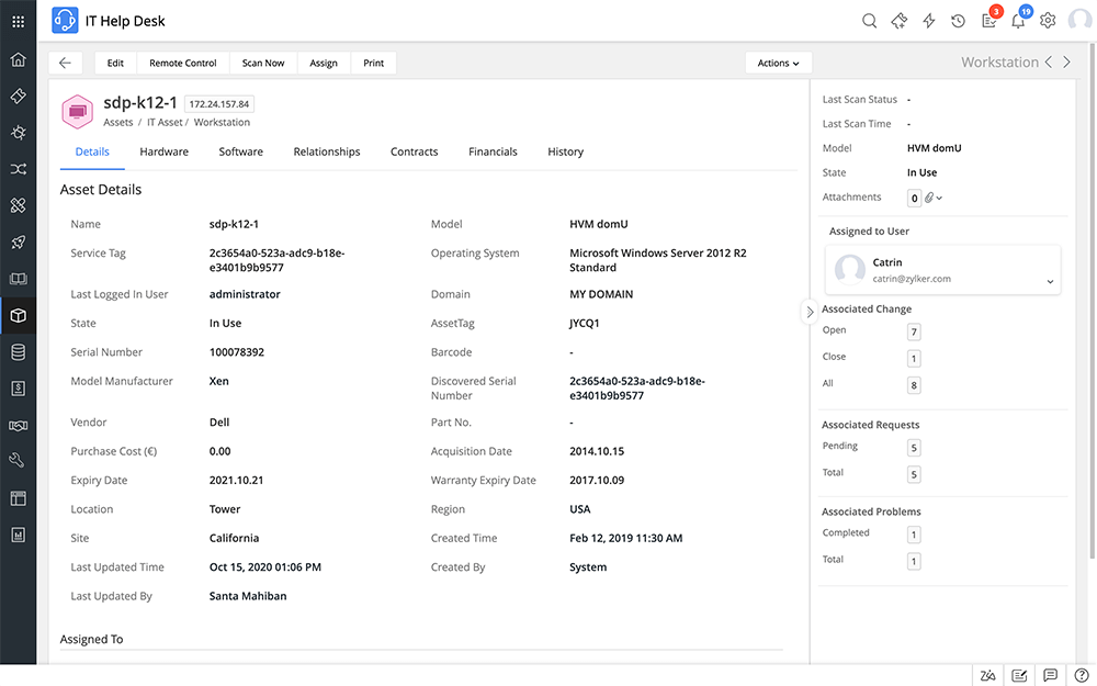 IT asset tracking software