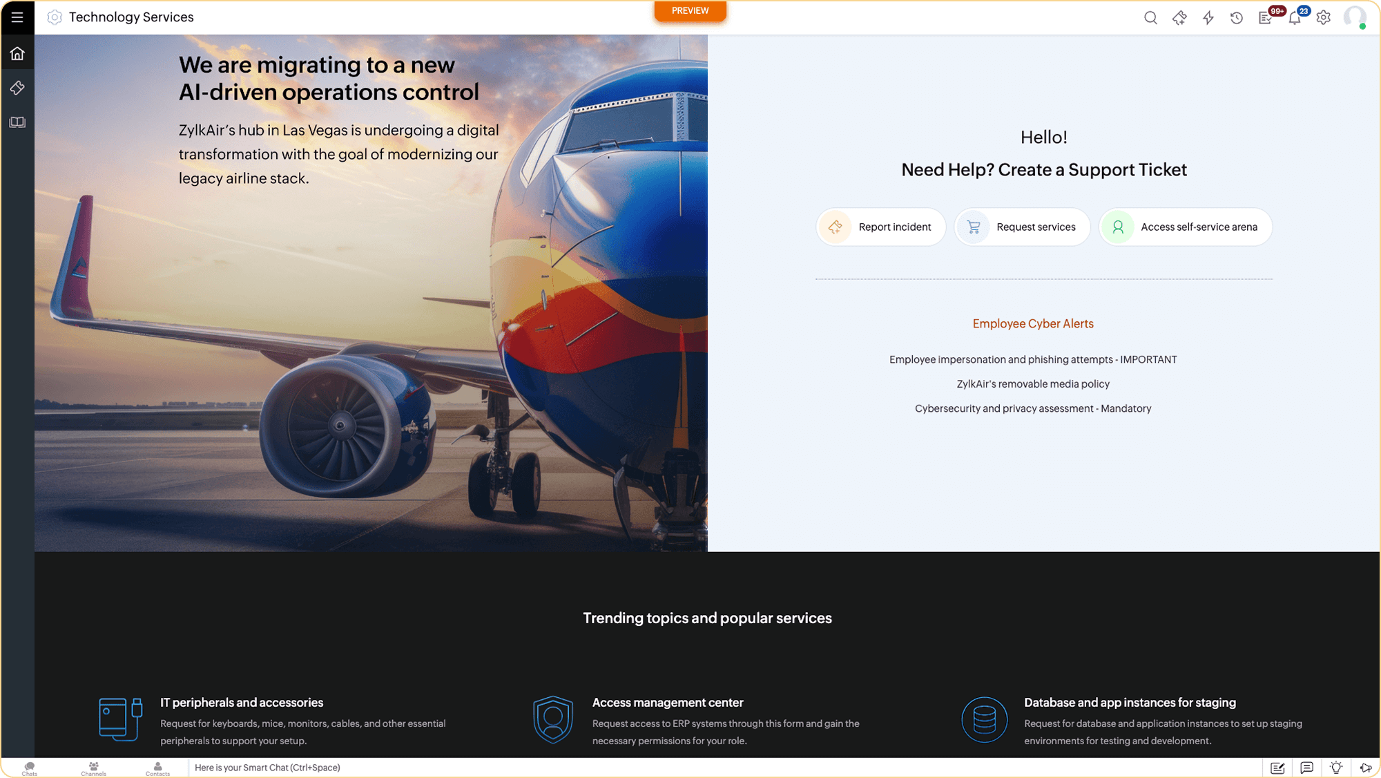 Unified ServiceDesk Plus ESM